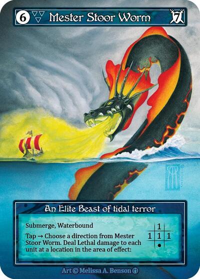 Mester Stoor Worm - Foil (Arthurian Legends)(EL)