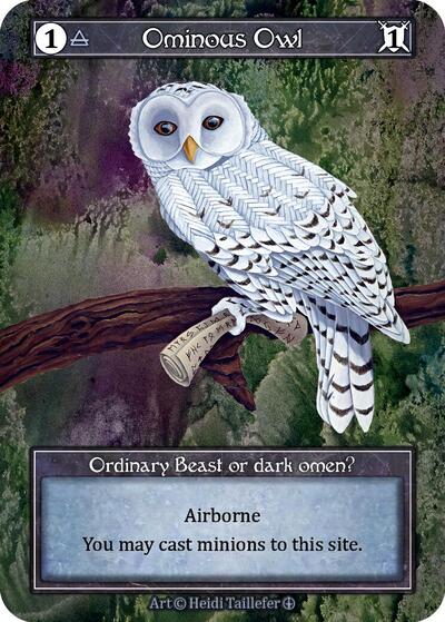 Ominous Owl - Foil (Arthurian Legends)(OR)