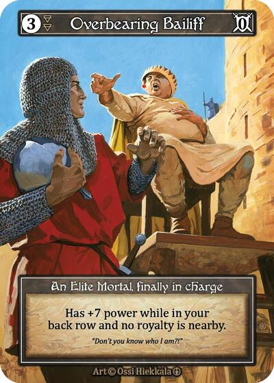 Overbearing Bailiff - Foil (Arthurian Legends)(EL)
