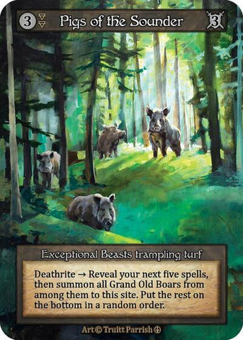 Pigs of the Sounder (Arthurian Legends)(EX)