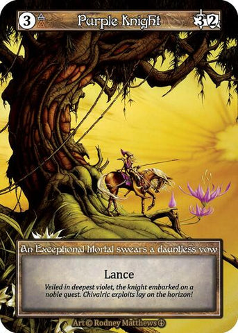 Purple Knight - Foil (Arthurian Legends)(EX)