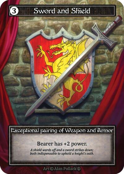 Sword and Shield - Foil (Arthurian Legends)(EX)