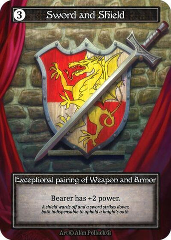 Sword and Shield - Foil (Arthurian Legends)(EX)