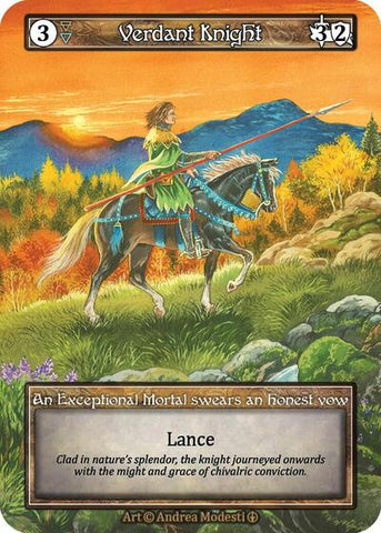 Verdant Knight - Foil (Arthurian Legends)(EX)