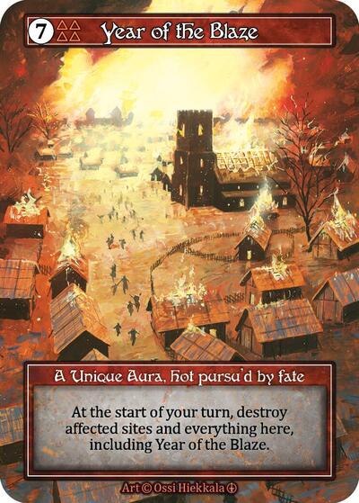 Year of the Blaze - Foil (Arthurian Legends)(UN)