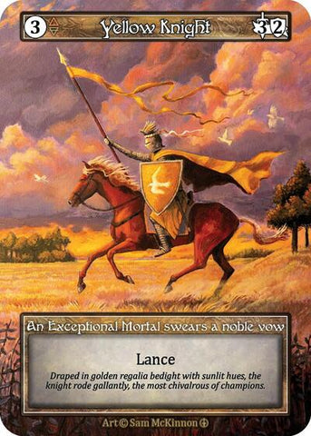 Yellow Knight - Foil (Arthurian Legends)(EX)