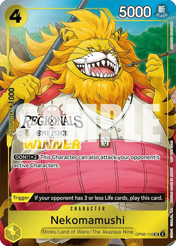 Nekomamushi (Offline Regional 2024 Vol. 3) [Winner] [One Piece Promotion Cards]