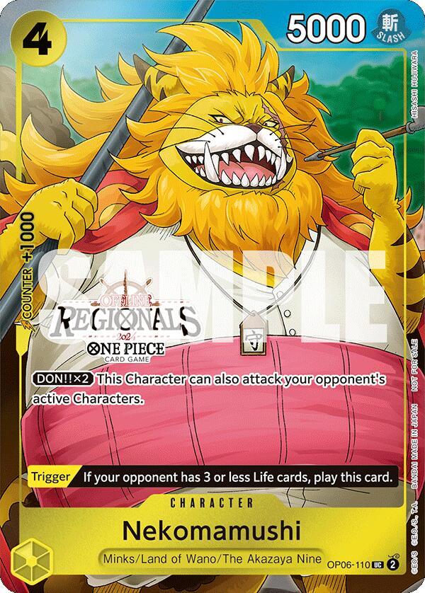Nekomamushi [Offline Regional 2024 Vol. 3] (One Piece Promotion Cards)(OP06-110)(UC)