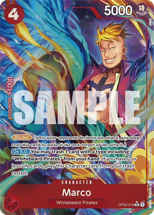Marco (Alternate Art) - Foil (Premium Booster -The Best- [PRB-01])(OP02-018)(R)