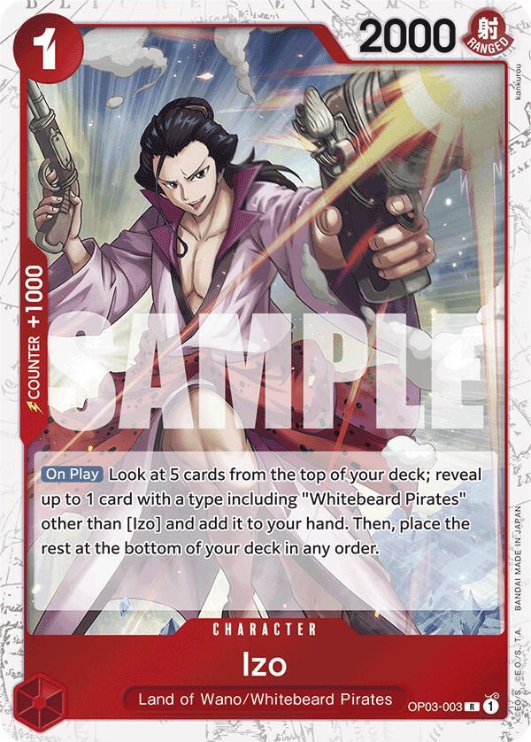 Izo (OP03-003) (Jolly Roger Foil) - Foil (Premium Booster -The Best- [PRB-01])(OP03-003)(R)
