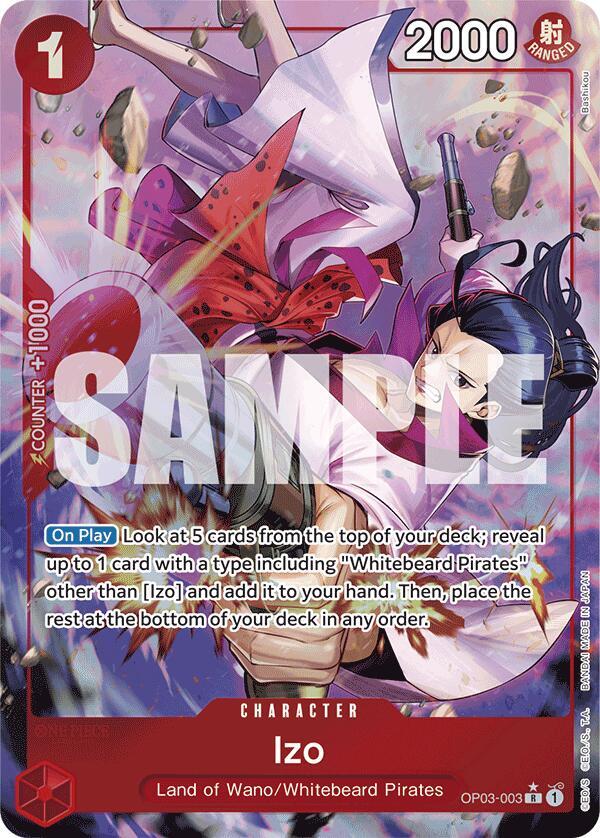Izo (OP03-003) (Alternate Art) - Foil (Premium Booster -The Best- [PRB-01])(OP03-003)(R)