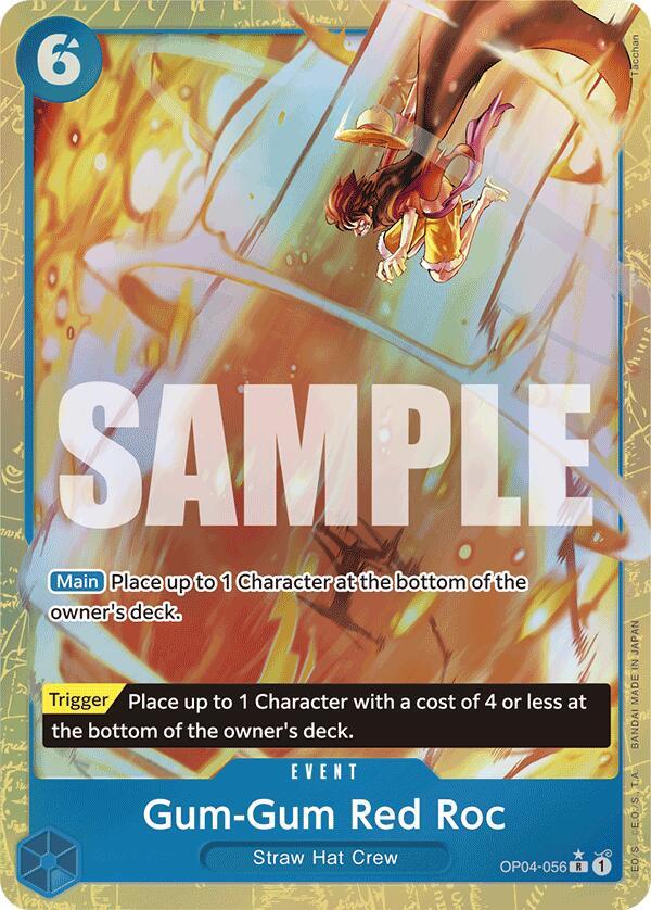 Gum-Gum Red Roc (Alternate Art) - Foil (Premium Booster -The Best- [PRB-01])(OP04-056)(R)