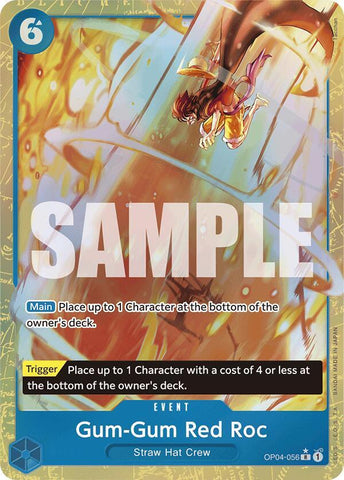 Gum-Gum Red Roc (Alternate Art) - Foil (Premium Booster -The Best- [PRB-01])(OP04-056)(R)