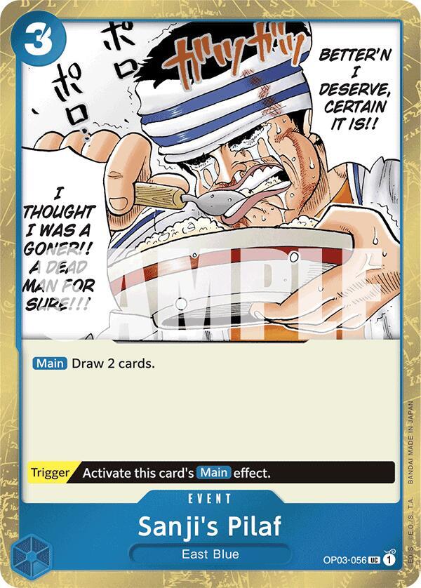 Sanji's Pilaf (Jolly Roger Foil) - Foil (Premium Booster -The Best- [PRB-01])(OP03-056)(UC)