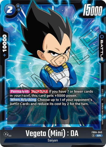 Vegeta (Mini) : DA [Foil] (FB04-045)(SR)