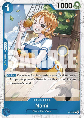Nami (P-053) (Jolly Roger Foil) - Foil (Premium Booster -The Best- [PRB-01])(P-053)(PR)