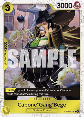 Capone"Gang"Bege (OP04-100) (Jolly Roger Foil) - Foil (Premium Booster -The Best- [PRB-01])(OP04-100)(R)