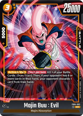 Majin Buu : Evil [093] [Foil] (FB04-093)(SR)