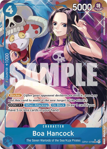 Boa Hancock (OP01-078) (Alternate Art) - Foil (Premium Booster -The Best- [PRB-01])(OP01-078)(SR)