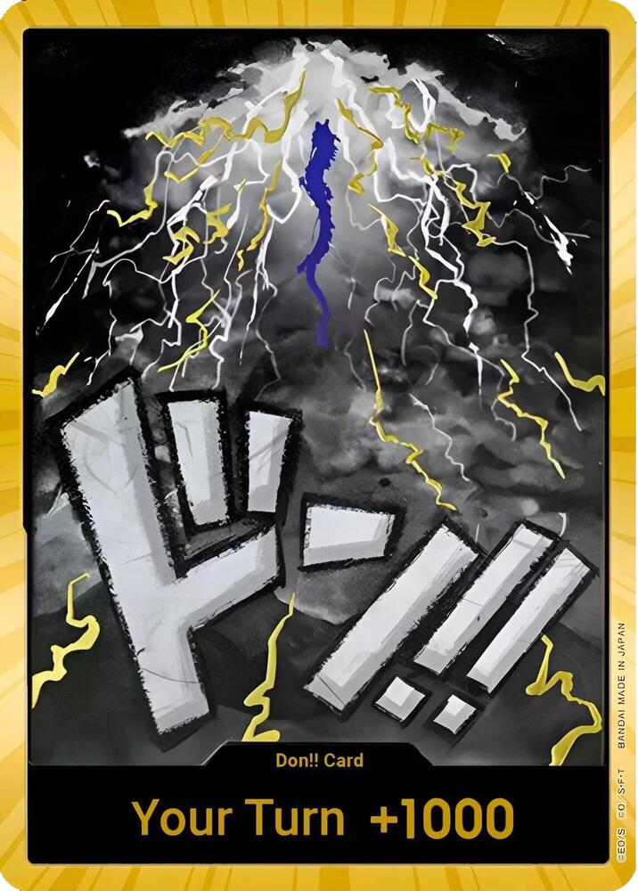 DON!! Card (Kaido) (Gold) - Foil (Premium Booster -The Best- [PRB-01])()(DON!!)