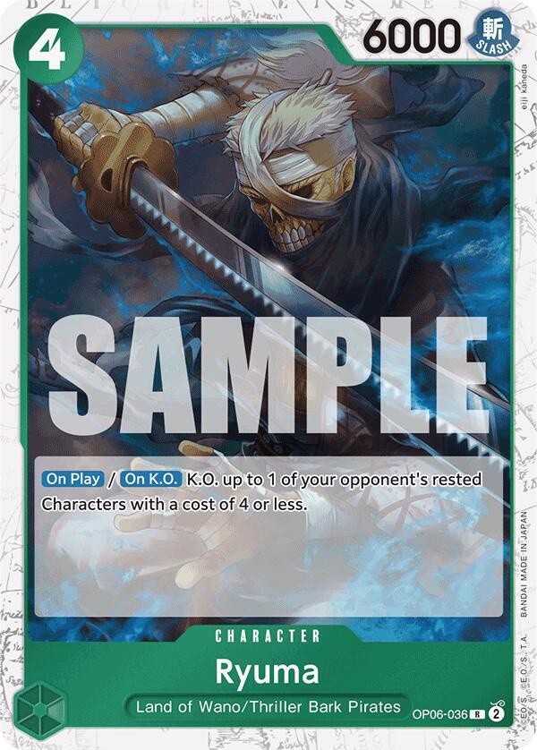 Ryuma (Jolly Roger Foil) - Foil (Premium Booster -The Best- [PRB-01])(OP06-036)(R)