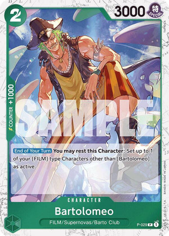 Bartolomeo (P-029) (Jolly Roger Foil) - Foil (Premium Booster -The Best- [PRB-01])(P-029)(PR)