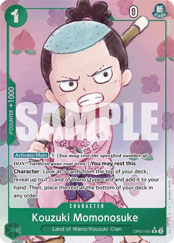 Kouzuki Momonosuke (Alternate Art) - Foil (Premium Booster -The Best- [PRB-01])(OP01-041)(R)