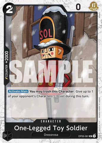 One-Legged Toy Soldier (Jolly Roger Foil) - Foil (Premium Booster -The Best- [PRB-01])(OP05-081)(UC)