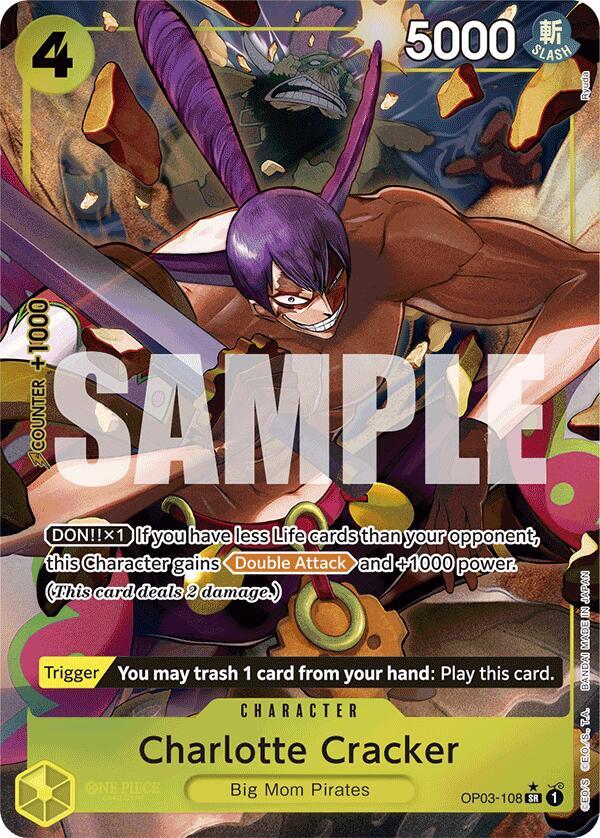 Charlotte Cracker (Alternate Art) - Foil (Premium Booster -The Best- [PRB-01])(OP03-108)(SR)