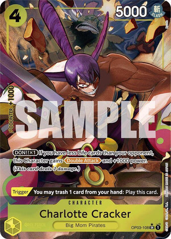 Charlotte Cracker (Alternate Art) - Foil (Premium Booster -The Best- [PRB-01])(OP03-108)(SR)