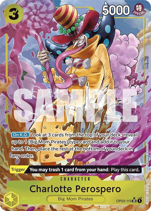 Charlotte Perospero (Alternate Art) - Foil (Premium Booster -The Best- [PRB-01])(OP03-113)(SR)