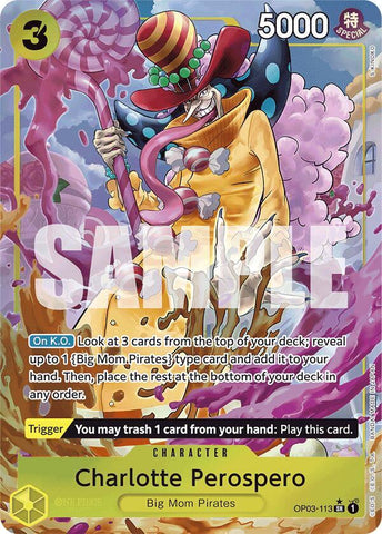Charlotte Perospero (Alternate Art) - Foil (Premium Booster -The Best- [PRB-01])(OP03-113)(SR)
