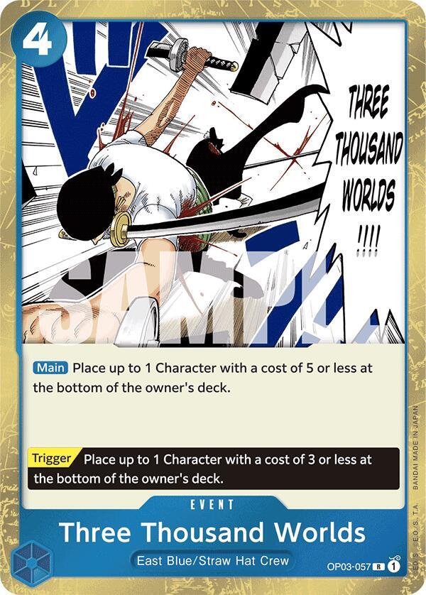 Three Thousand Worlds (Jolly Roger Foil) - Foil (Premium Booster -The Best- [PRB-01])(OP03-057)(R)