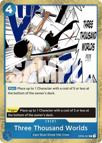 Three Thousand Worlds (Jolly Roger Foil) - Foil (Premium Booster -The Best- [PRB-01])(OP03-057)(R)