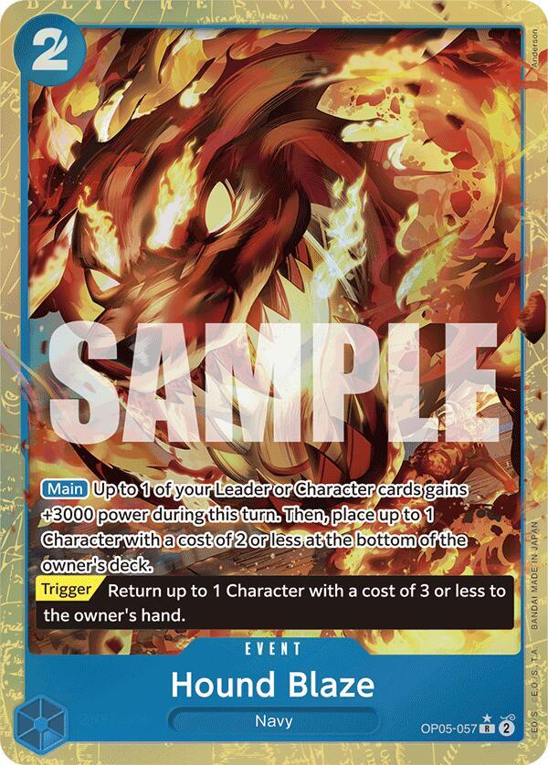Hound Blaze (Alternate Art) - Foil (Premium Booster -The Best- [PRB-01])(OP05-057)(R)