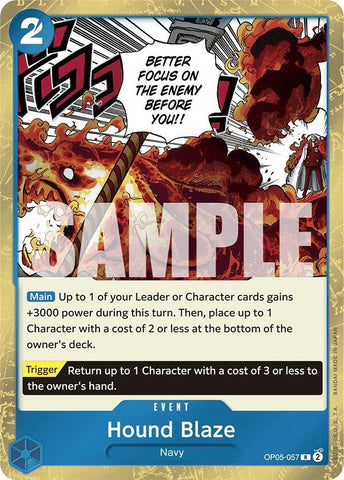 Hound Blaze (Jolly Roger Foil) - Foil (Premium Booster -The Best- [PRB-01])(OP05-057)(R)