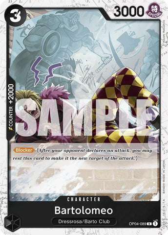 Bartolomeo (OP04-089) (Jolly Roger Foil) - Foil (Premium Booster -The Best- [PRB-01])(OP04-089)(R)