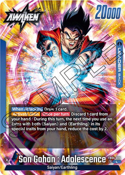 Son Gohan : Adolescence [026] (FB04-026)(L)
