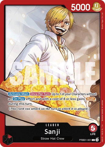 Sanji (PRB01-001) (Premium Booster -The Best- [PRB-01])(PRB01-001)(L)