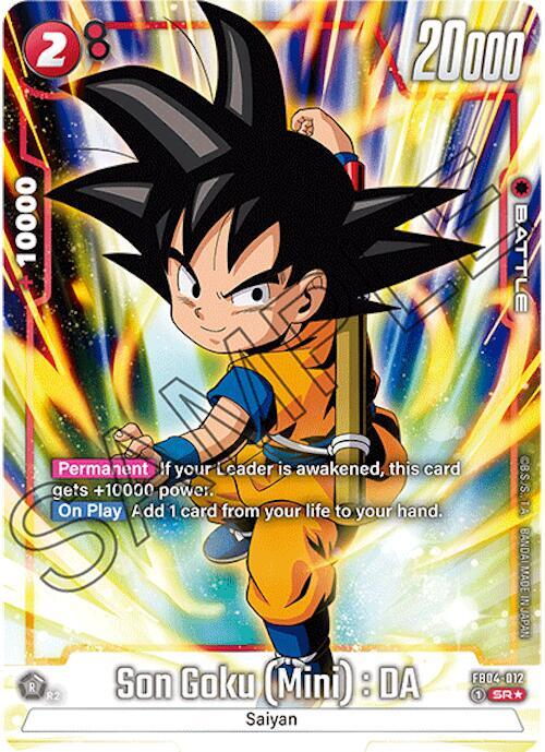 Son Goku (Mini) : DA [Alternate Art] [Foil] (FB04-012)(SR)