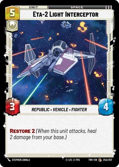 ETA-2 Light Interceptor - Foil (Twilight of the Republic)(TWI-244/257)(C)