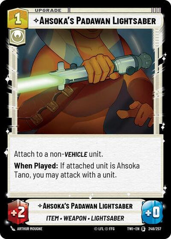 Ahsoka's Padawan Lightsaber (Twilight of the Republic)(TWI-248/257)(S)