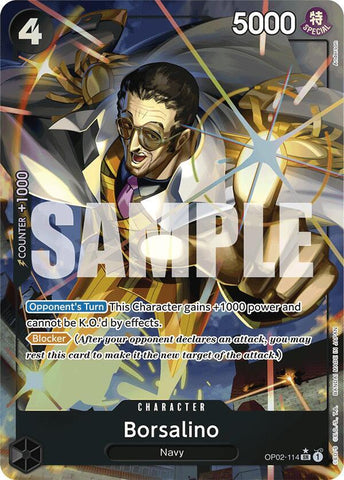Borsalino (Alternate Art) - Foil (Premium Booster -The Best- [PRB-01])(OP02-114)(SR)