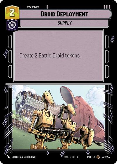 Droid Deployment - Foil (Twilight of the Republic)(TWI-237/257)(C)
