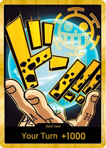 DON!! Card (Trafalgar Law) (Gold) - Foil (Premium Booster -The Best- [PRB-01])()(DON!!)