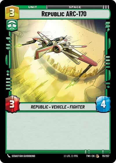Republic ARC-170 - Foil (Twilight of the Republic)(TWI-111/257)(C)