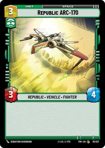 Republic ARC-170 - Foil (Twilight of the Republic)(TWI-111/257)(C)