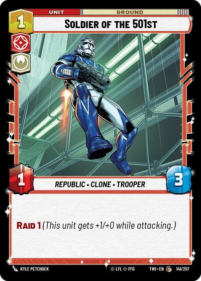 Soldier of the 501st (Twilight of the Republic)(TWI-141/257)(C)