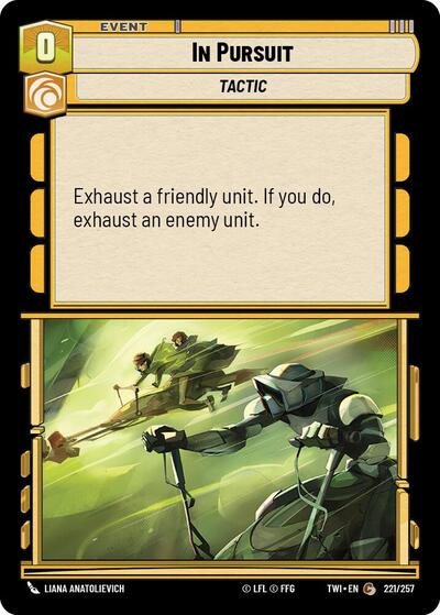 In Pursuit (Twilight of the Republic)(TWI-221/257)(C)