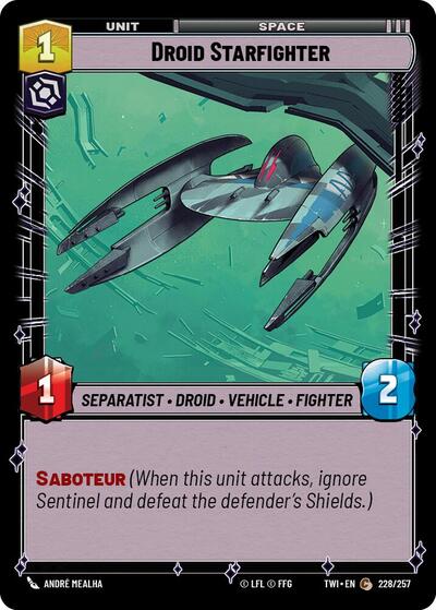 Droid Starfighter (Twilight of the Republic)(TWI-228/257)(C)